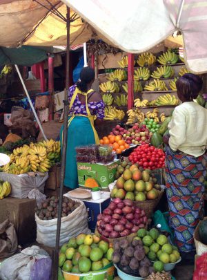 Fruits' market in Kampala